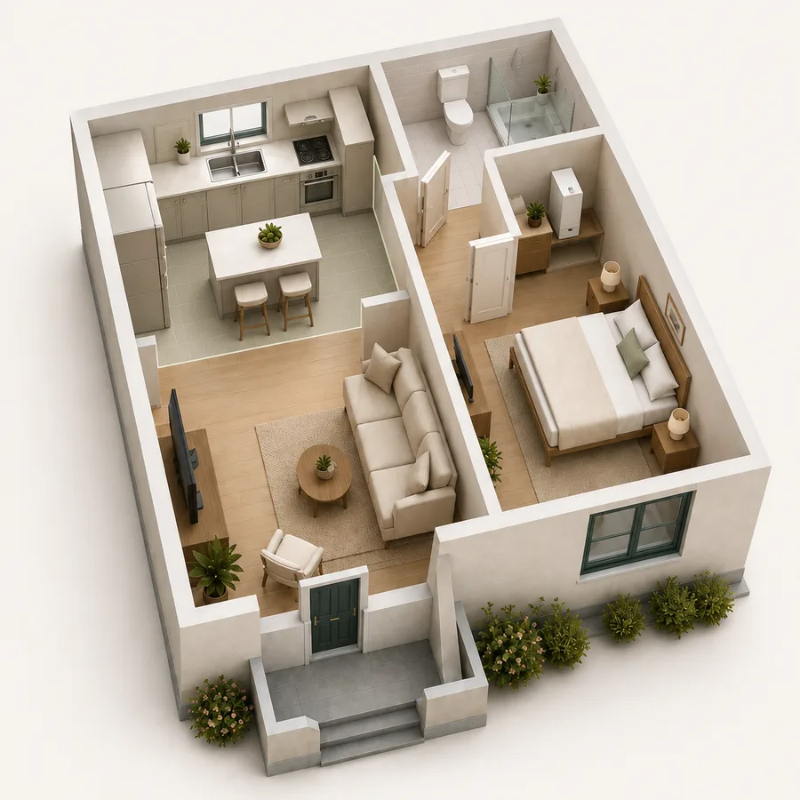 Illustrative home overview in the Property Twin interface